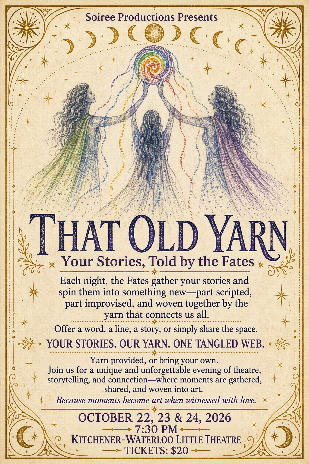 That Old Yarn — Soiree Productions poster